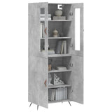 Highboard 69.5X34X180 Cm Engineered Wood
