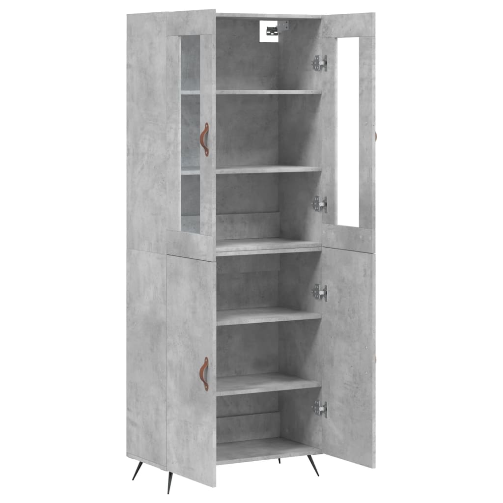 Highboard 69.5X34X180 Cm Engineered Wood