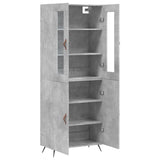 Highboard 69.5X34X180 Cm Engineered Wood