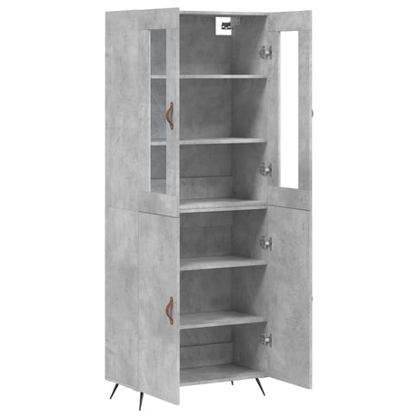 Highboard 69.5X34X180 Cm Engineered Wood