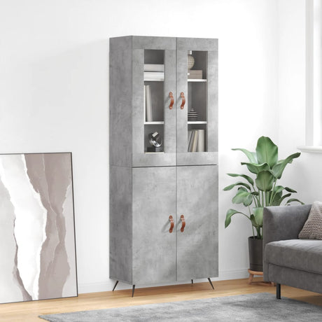 Highboard 69.5X34X180 Cm Engineered Wood