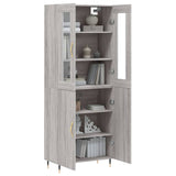 Highboard 69.5X34X180 Cm Engineered Wood