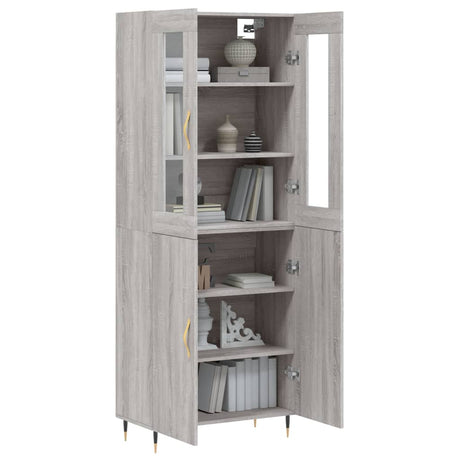Highboard 69.5X34X180 Cm Engineered Wood