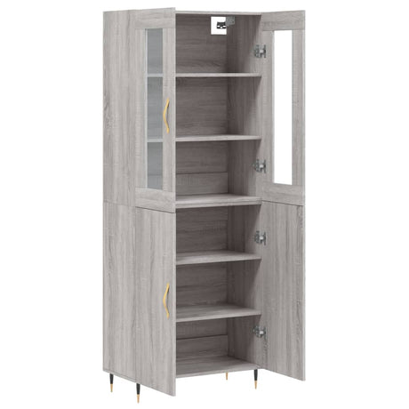 Highboard 69.5X34X180 Cm Engineered Wood