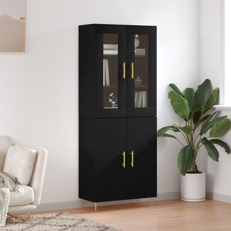 Highboard 69.5X34X180 Cm Engineered Wood