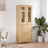 Highboard 69.5X34X180 Cm Engineered Wood