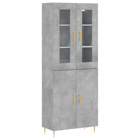 Highboard 69.5X34X180 Cm Engineered Wood