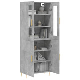 Highboard 69.5X34X180 Cm Engineered Wood