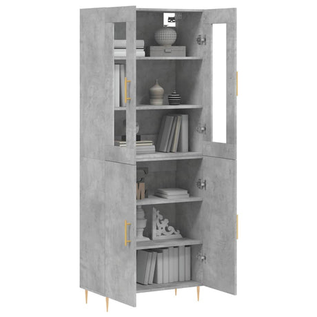 Highboard 69.5X34X180 Cm Engineered Wood