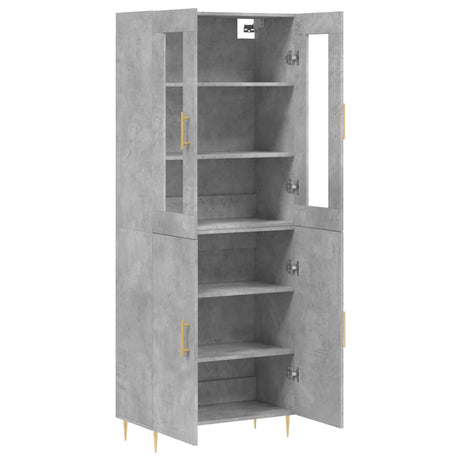 Highboard 69.5X34X180 Cm Engineered Wood