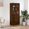 Highboard 69.5X34X180 Cm Engineered Wood
