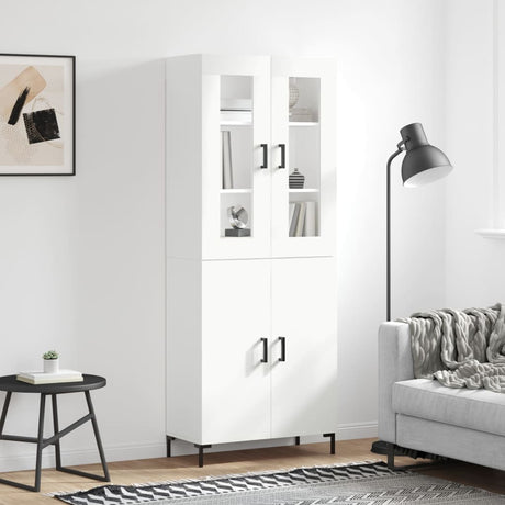 Highboard 69.5X34X180 Cm Engineered Wood