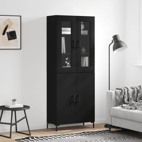 Highboard 69.5X34X180 Cm Engineered Wood