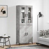 Highboard 69.5X34X180 Cm Engineered Wood