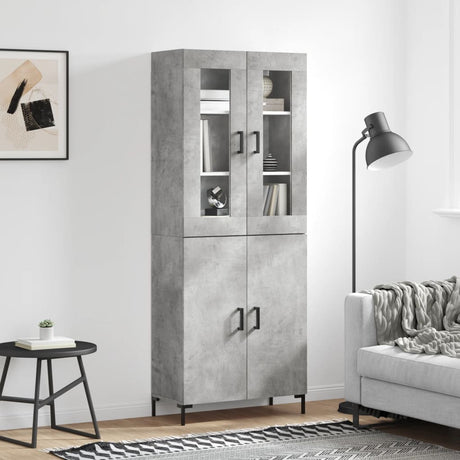 Highboard 69.5X34X180 Cm Engineered Wood