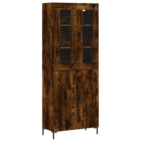 Highboard 69.5X34X180 Cm Engineered Wood