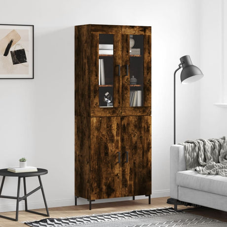 Highboard 69.5X34X180 Cm Engineered Wood