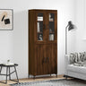 Highboard 69.5X34X180 Cm Engineered Wood