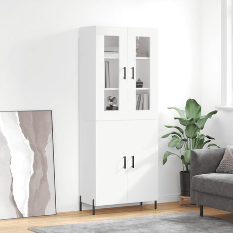 Highboard 69.5X34X180 Cm Engineered Wood