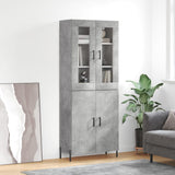Highboard 69.5X34X180 Cm Engineered Wood
