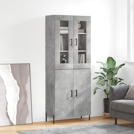 Highboard 69.5X34X180 Cm Engineered Wood