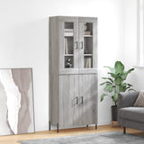 Highboard 69.5X34X180 Cm Engineered Wood