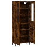 Highboard 69.5X34X180 Cm Engineered Wood