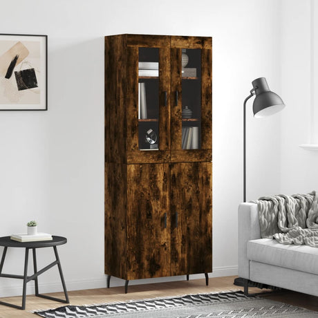 Highboard 69.5X34X180 Cm Engineered Wood