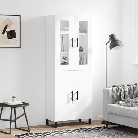 Highboard 69.5X34X180 Cm Engineered Wood