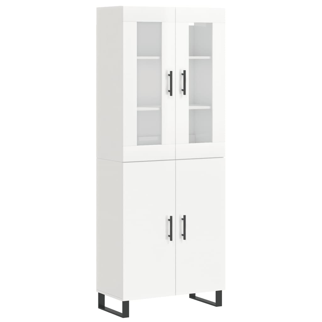 Highboard 69.5X34X180 Cm Engineered Wood