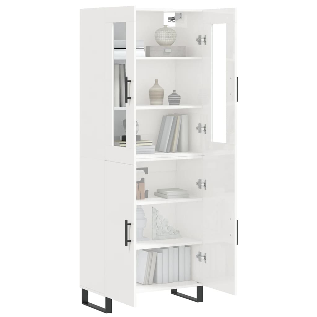 Highboard 69.5X34X180 Cm Engineered Wood