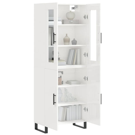 Highboard 69.5X34X180 Cm Engineered Wood