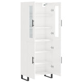 Highboard 69.5X34X180 Cm Engineered Wood