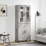 Highboard 69.5X34X180 Cm Engineered Wood