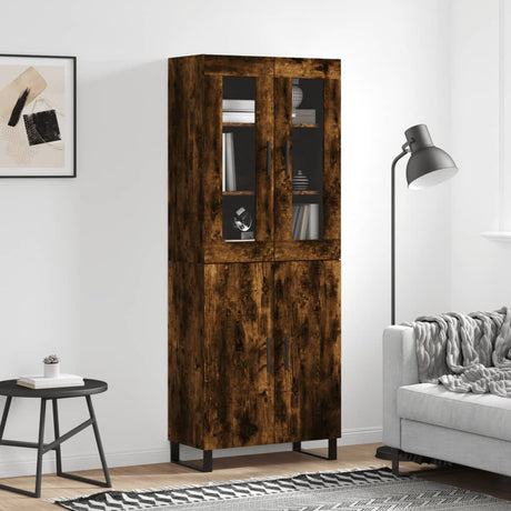 Highboard 69.5X34X180 Cm Engineered Wood