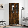 Highboard 69.5X34X180 Cm Engineered Wood