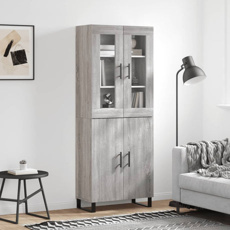 Highboard 69.5X34X180 Cm Engineered Wood