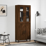 Highboard 69.5X34X180 Cm Engineered Wood