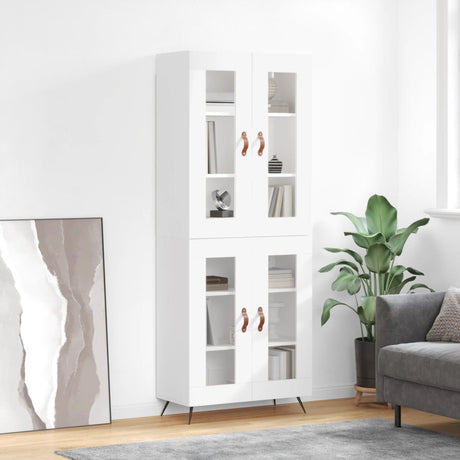 Highboard 69.5X34X180 Cm Engineered Wood