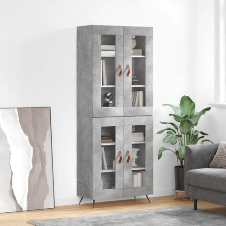 Highboard 69.5X34X180 Cm Engineered Wood