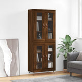 Highboard 69.5X34X180 Cm Engineered Wood