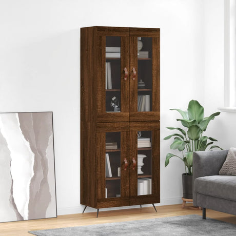 Highboard 69.5X34X180 Cm Engineered Wood