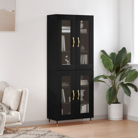 Highboard 69.5X34X180 Cm Engineered Wood