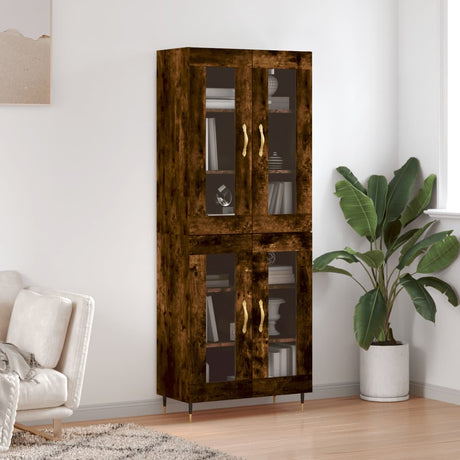 Highboard 69.5X34X180 Cm Engineered Wood