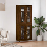 Highboard 69.5X34X180 Cm Engineered Wood