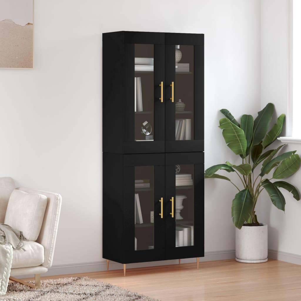 Highboard 69.5X34X180 Cm Engineered Wood