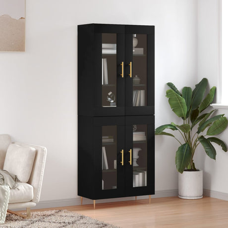 Highboard 69.5X34X180 Cm Engineered Wood