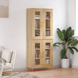 Highboard 69.5X34X180 Cm Engineered Wood