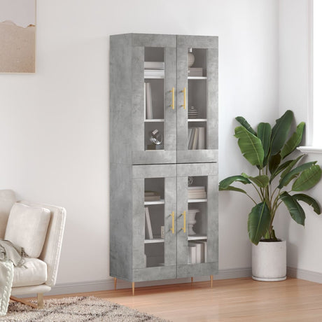 Highboard 69.5X34X180 Cm Engineered Wood