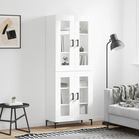 Highboard 69.5X34X180 Cm Engineered Wood